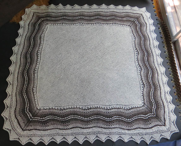 knitted shawl by andrea merritt