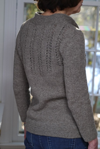 knitted sweater by anne patterson