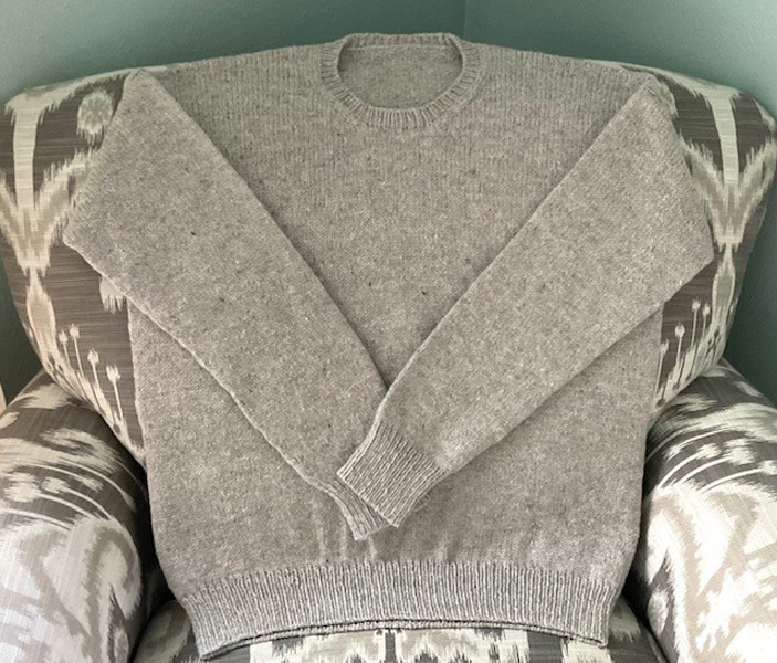 knitted sweater by Marilyn Phillips