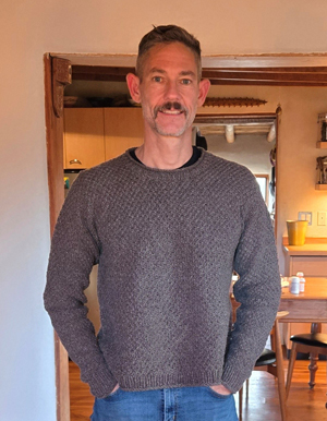knitted vest by Richard Spera